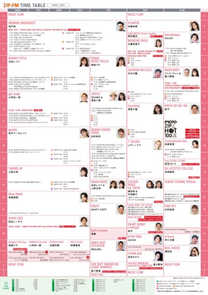ZIP-FM2026春改編